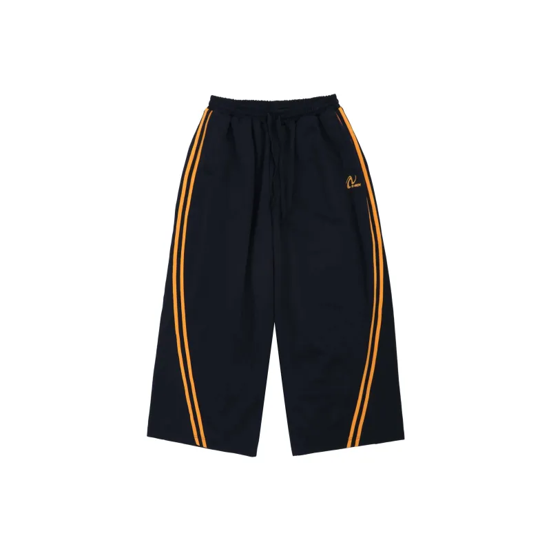 Nerdy Casual Pants Unisex Dark Blue-0