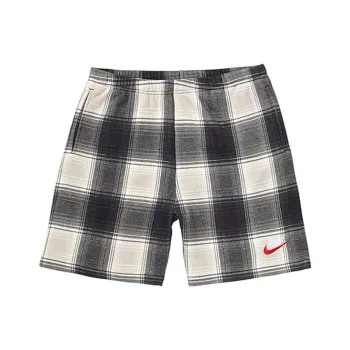 Supreme Nike Plaid Sweatshort