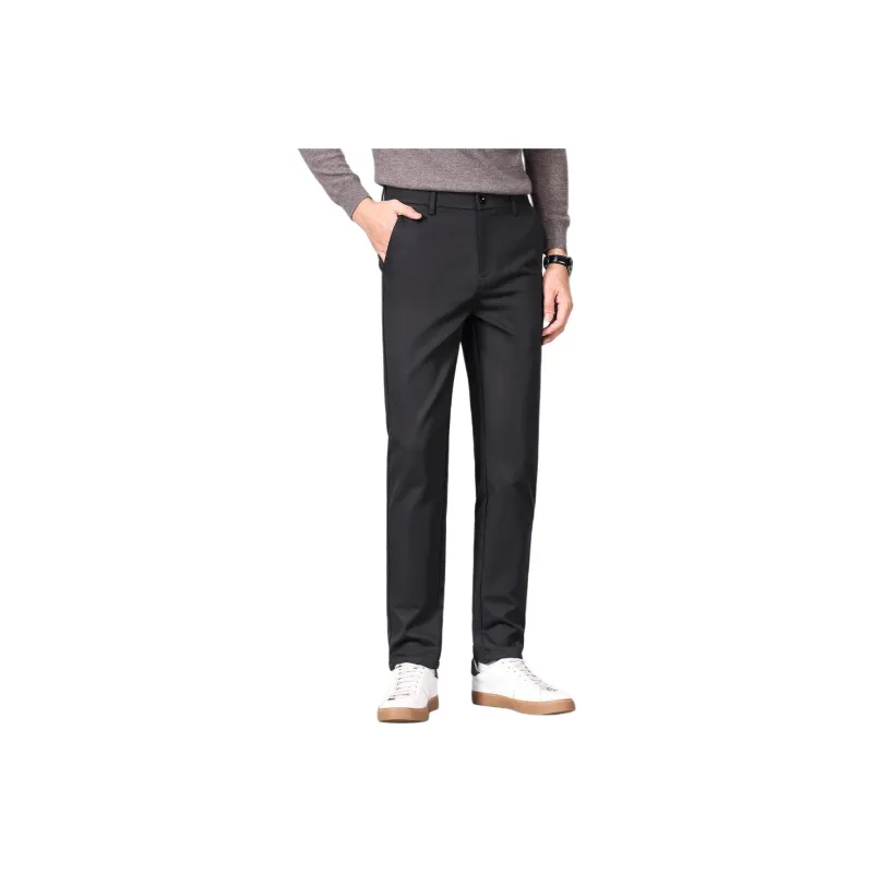 Red bean Suit Trousers Men-17