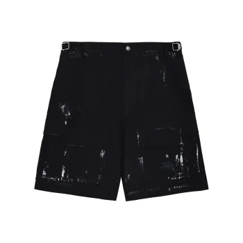 IMXS Denim Shorts Unisex Black Comes With Socks
