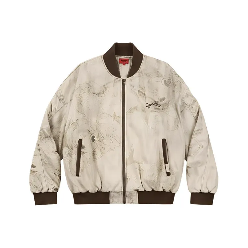 GOOD BAI GOODEES Series Jackets Unisex Sand-0