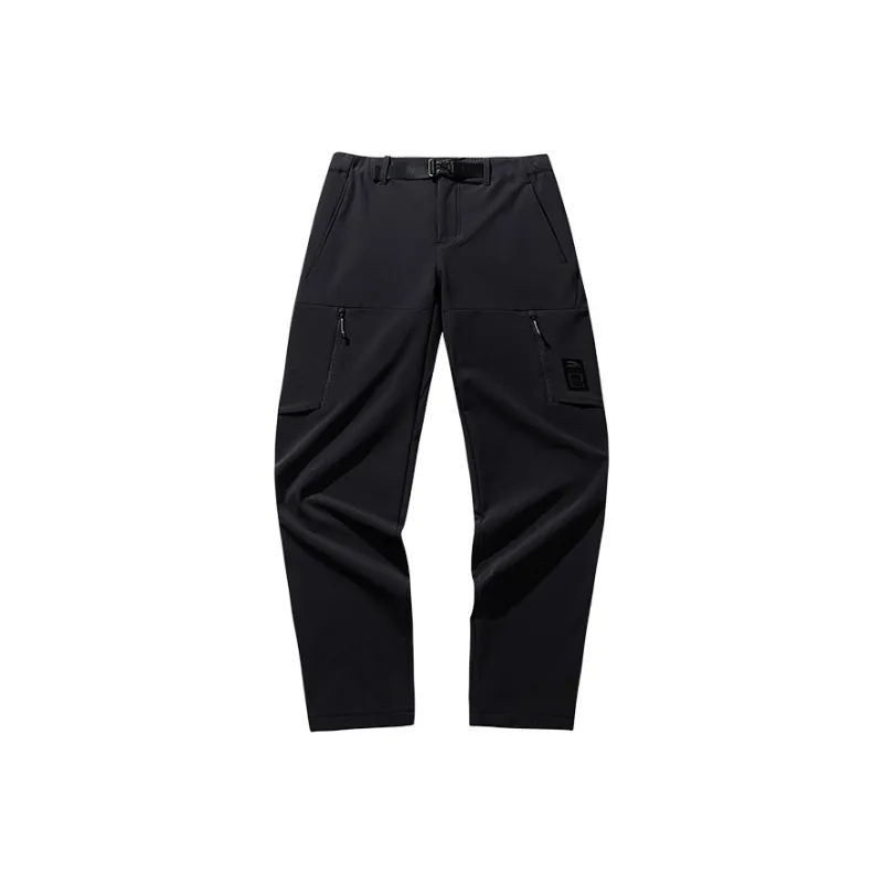 Anta x ZHONGGUOGUOJIADILI LIANMINGKUAN Outdoor Collection Casual Pants Men's Basic Black-0