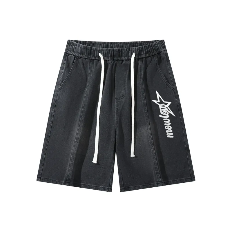 Mowlow Denim Shorts Unisex-0