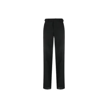 VERSACE High Waist Straight Leg Trousers