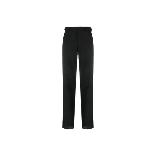 VERSACE High Waist Straight Leg Trousers