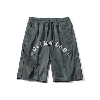 Guuka Casual Shorts Men Dark Green
