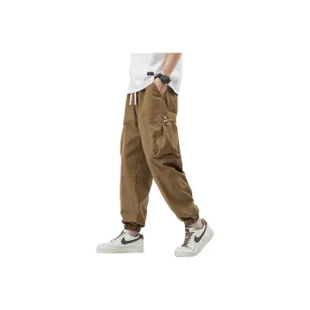 NOME Urban Techwear Multi Pocket Straight Fit Wide Leg Cargo Pants Unisex