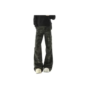 ROOMBOSE Cargo Pants Unisex Army Green