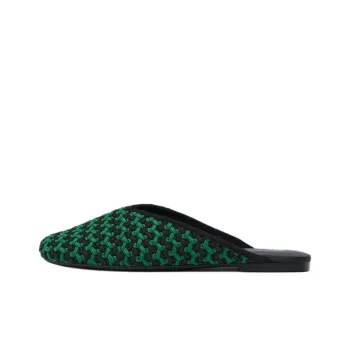ZARA Abrasion Resistant Closed Toe Slippers Women's Green