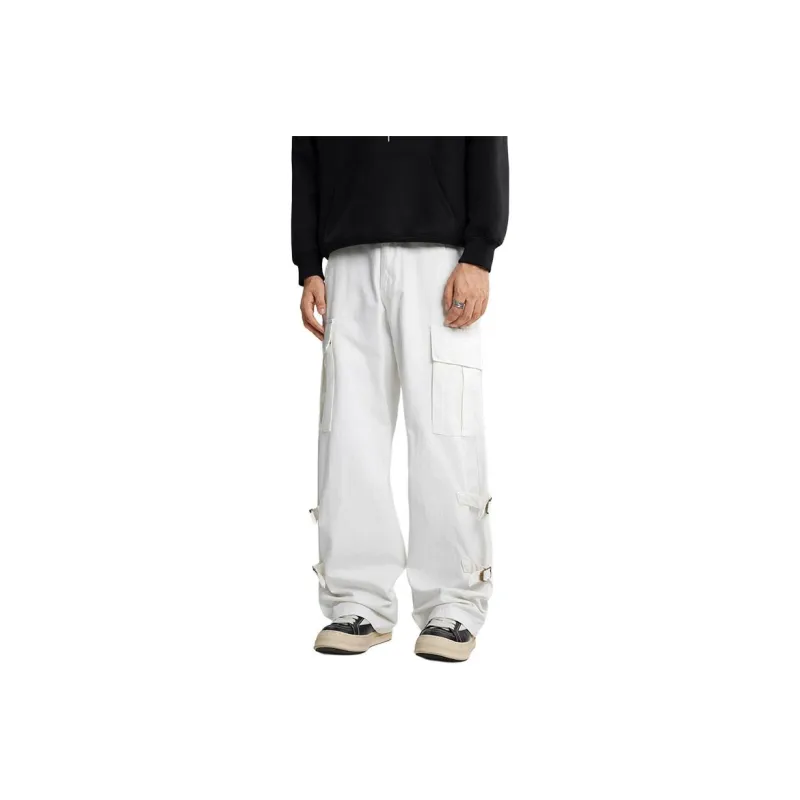 AHAH Casual Pants Men White-0