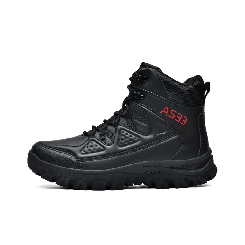 Slazenger Anti Slip Wear Resistant High Top Hiking Shoes Men's-0