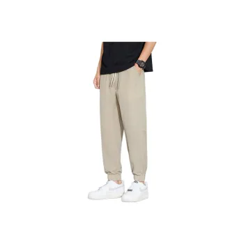 Tonlion Casual Pants Unisex Light Khaki