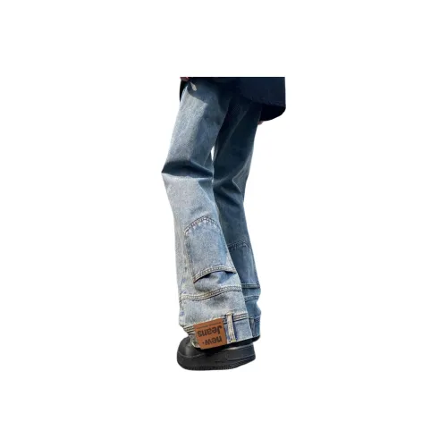 RENBEN Jeans Unisex Vintage Blue