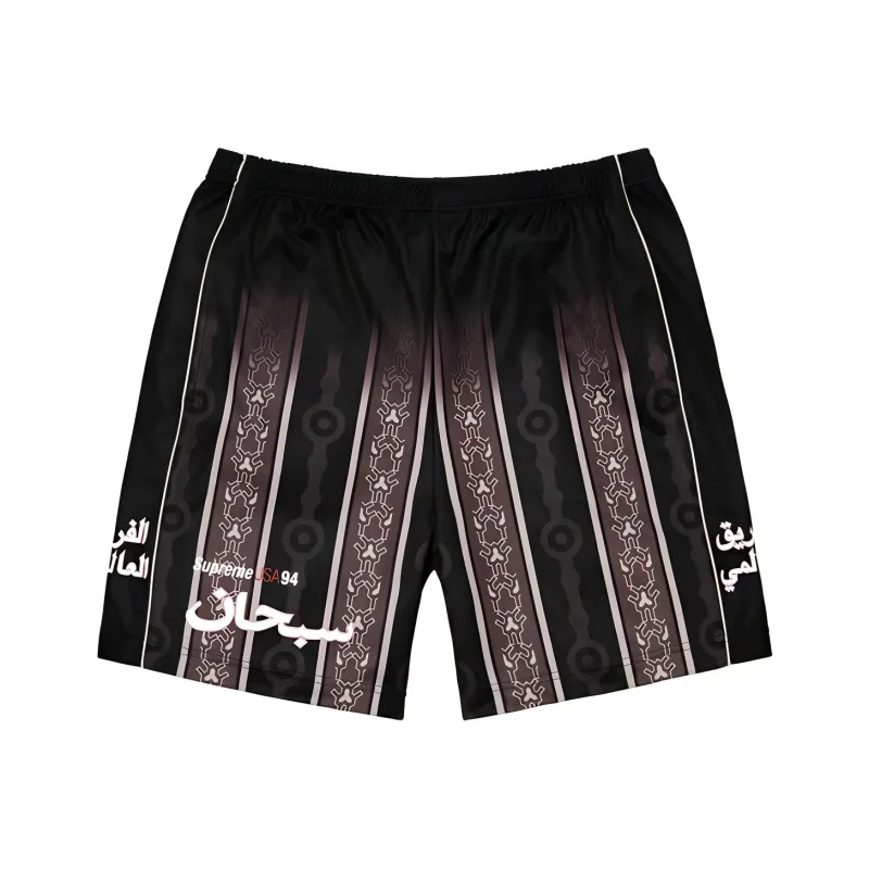 Supreme Arabic Logo Soccer Short-0