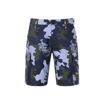 VERSACE JEANS COUTURE Shorts Men's Camouflage Blue