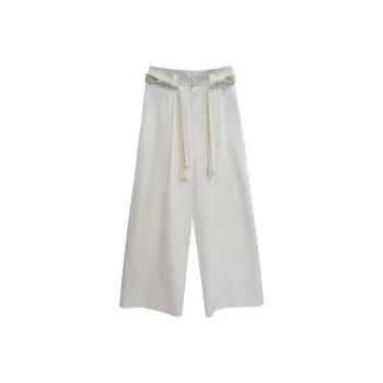 DBW DOUBLEWIN Casual Pants Unisex White