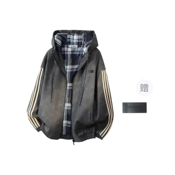 BRUMAIRE Leather Jacket Unisex Dark Gray