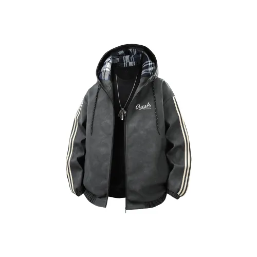A.X.S.K Leather Jackets Unisex