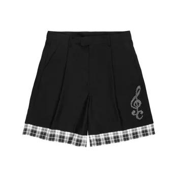 C2H4 Loose Fit Shorts Unisex Black