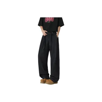 URBAN AUTHENTIC Casual Pants Unisex Black