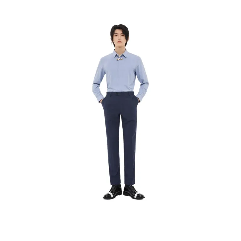 ZIOZIA Suit Trouser Men's Navy Blue-0