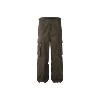 GBXM Jeans Unisex Dirty Dyed Khaki