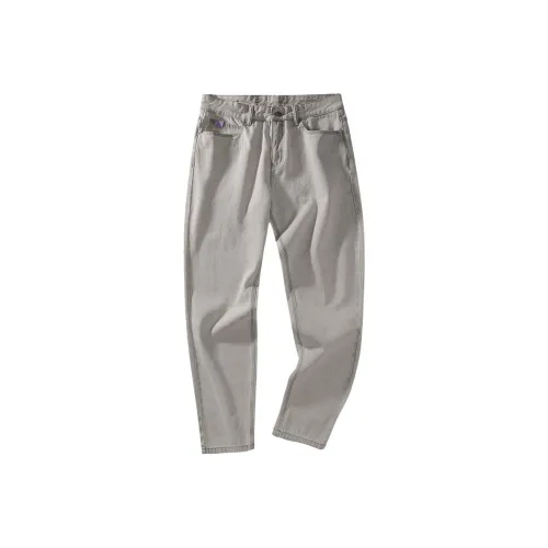 Dance With Wolves Jeans Men's Light Gray