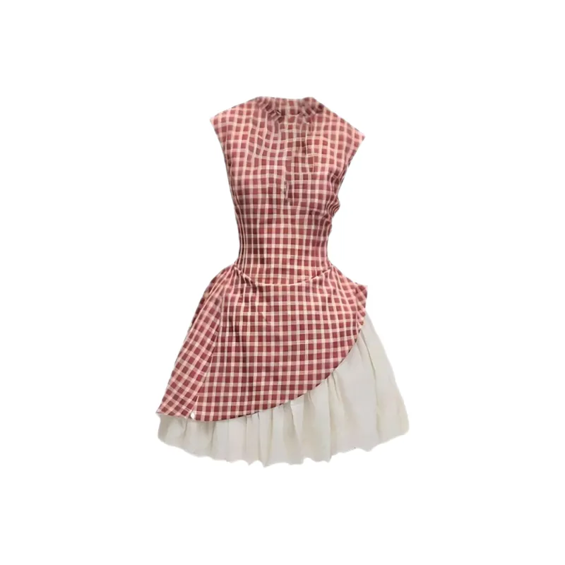 ABBY GODDESS Sleeveless Dress Women's Pink-1