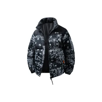 TREK&TRAVEL Puffer Jacket Unisex Black
