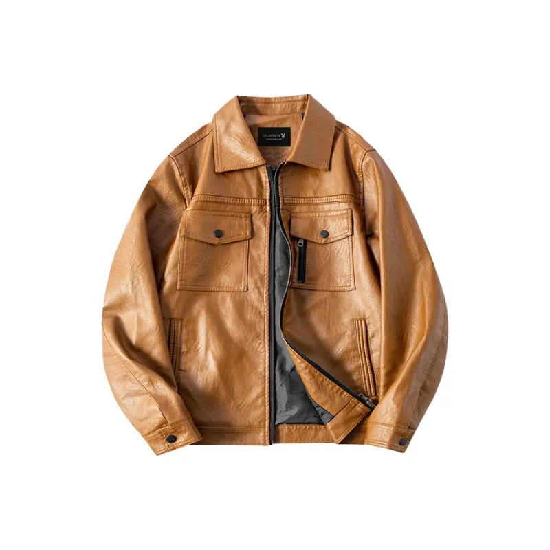 Playboy Leather Jackets Men-4