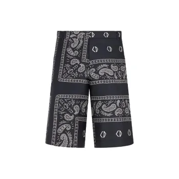 DIOR X Cactus Jack Bermuda Shorts With Bandana Motif