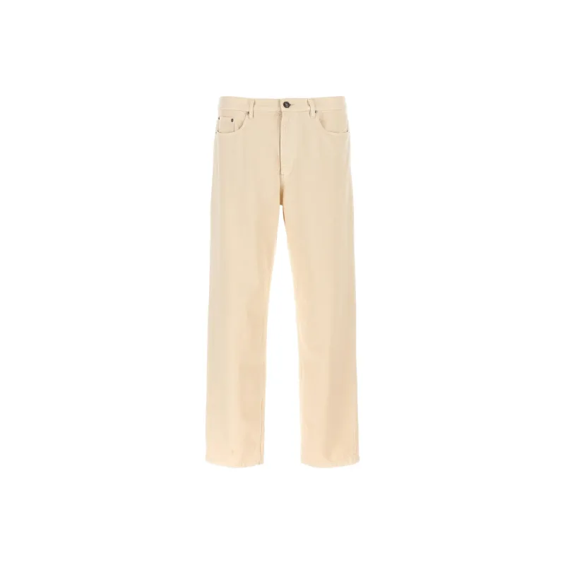 A.P.C Martin Button Detailed Straight Leg Jeans-0