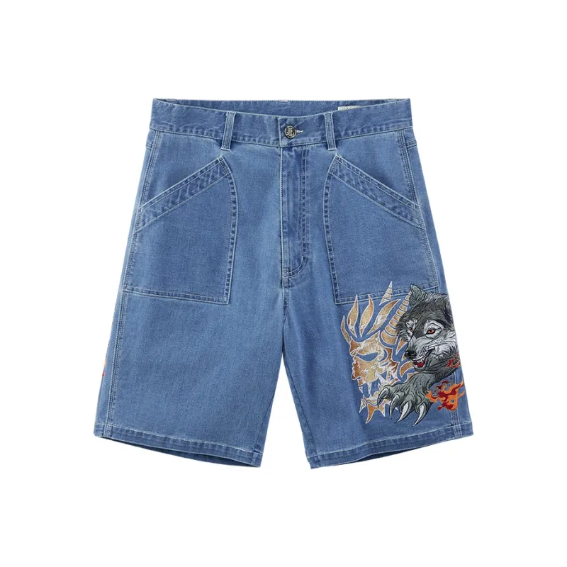 ONIARAI Denim Shorts Men-4