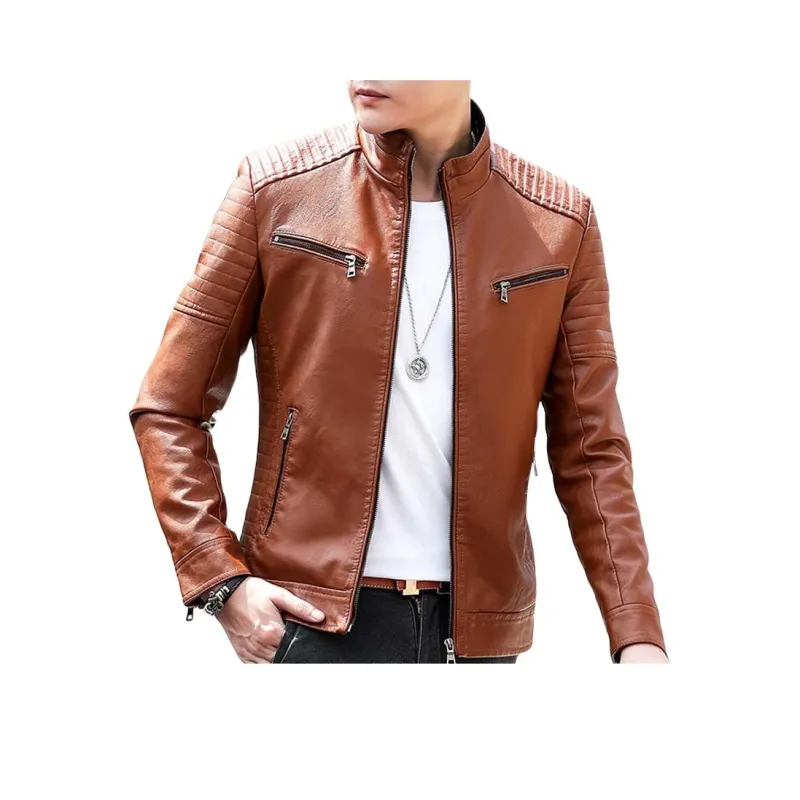 PIERRE CARDIN Leather Jacket Men's-3