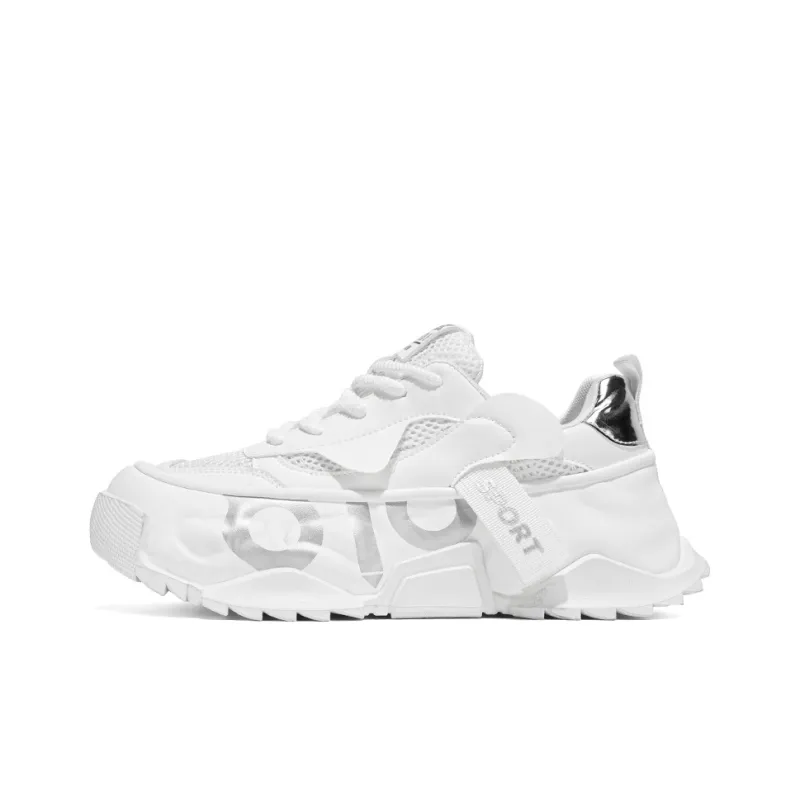 Grumpy Ram Breathable Height Increase Low Top Chunky Sneakers Men's-4