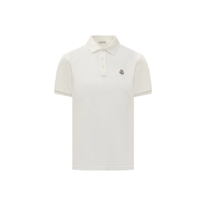Moncler Logo Patch Short Sleeved Polo Shirt-0
