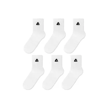 PEAK Mid Calf Socks Unisex 6 Pairs