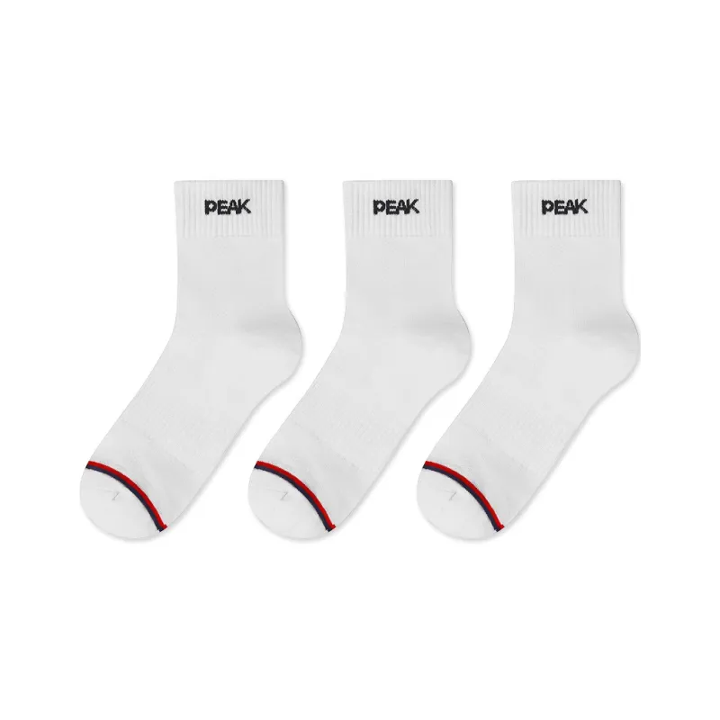 PEAK Mid Calf Socks Unisex 3 Pack-0