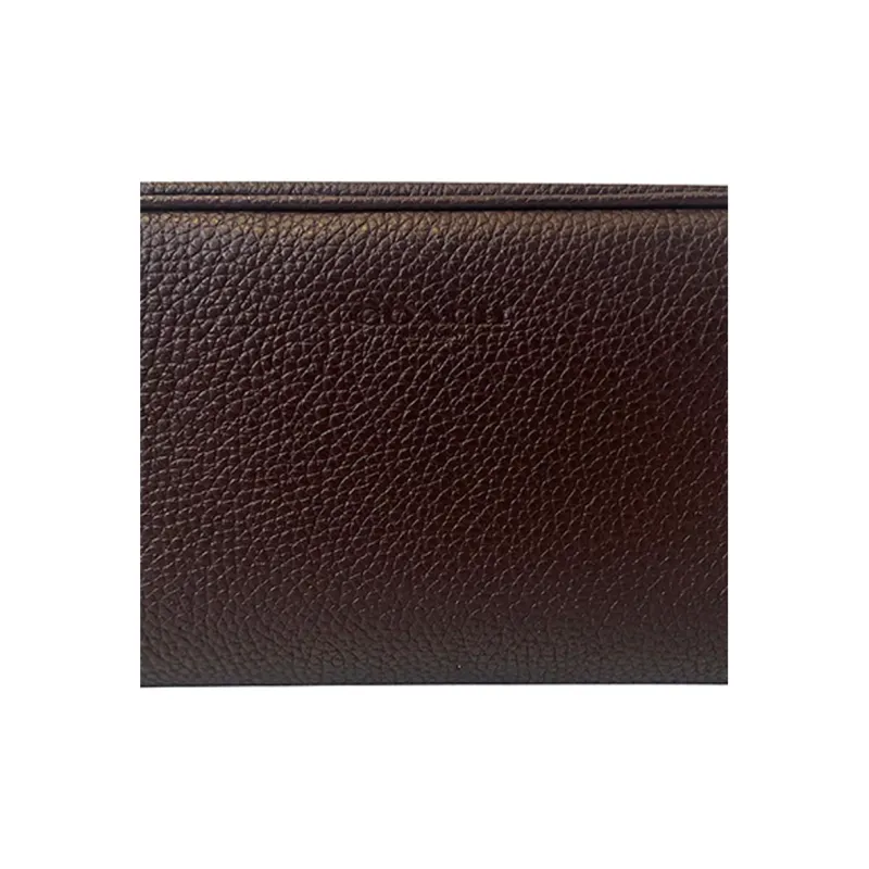 COACH Travel Kit Cow Leather Wallet Clutch Men's Purple-4