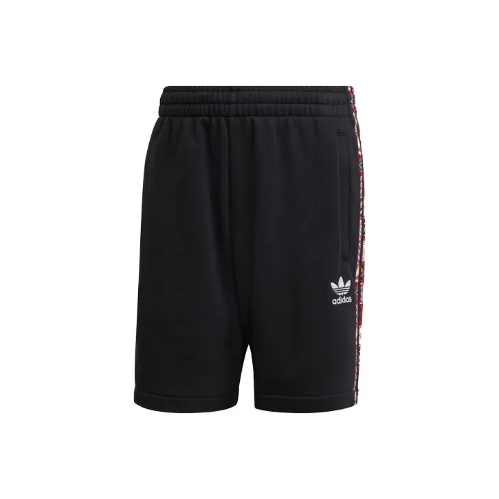 Adidas Originals 3 Stripe Casual Shorts Men Black-0