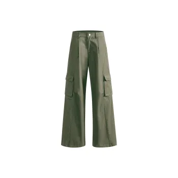 Ghost Mask Casual Pants Unisex Dark Wheat