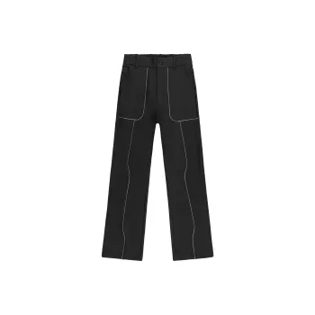 XINYINSU Casual Pants Unisex Black