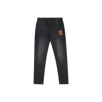 Raidy Boer 2025 Spring Jeans Men's Black Gray