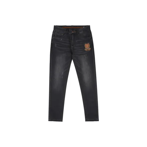 Raidy Boer 2025 Spring Jeans Men's Black Gray