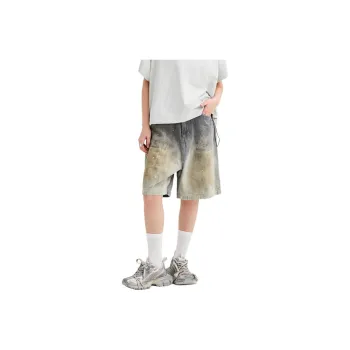 Organic Emotion Denim Shorts Unisex Ice Blue
