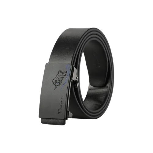 15 MINS Cow Split Leather Belts Men's Width 3.3cm