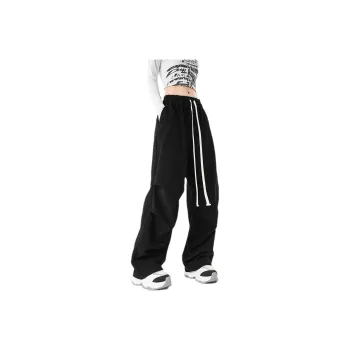 WHELVE Casual Pants Unisex Black