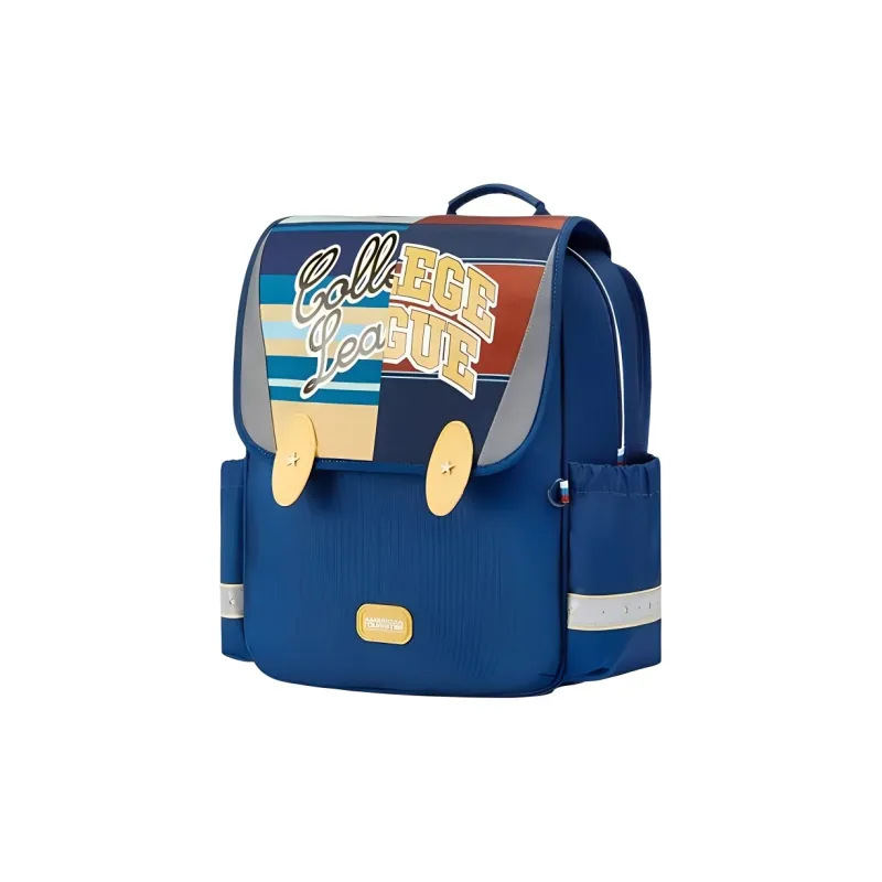 AMERICAN TOURISTER Fabric Backpack Men's Blue Black-3