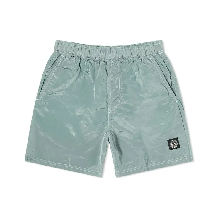 STONE ISLAND Compass motif Track Shorts-0