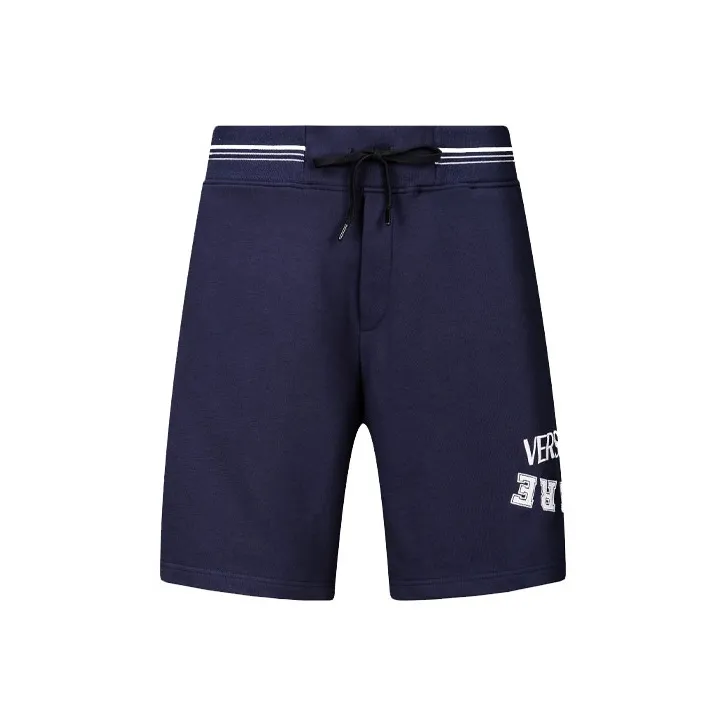 VERSACE JEANS COUTURE SS21 Fitted Shorts Men's Dark Blue-0